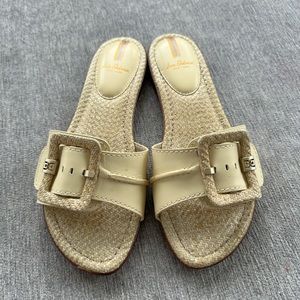 Sam Edelman slides worn once.